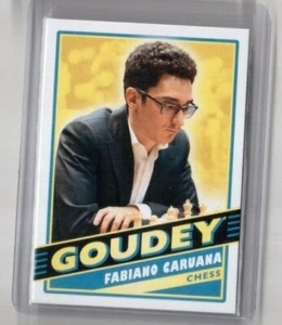2020 Upper Deck Goodwin Champions Goudey Card # G16 Fabiano Caruana Chess - Imagen 1 de 2