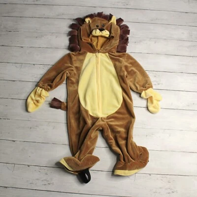 Miniwear Plush Lion Halloween Costume Size 12 Months Hooded 1 Piece - Image 1 of 4