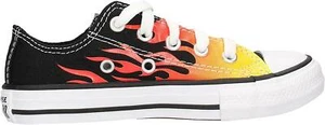 Converse Chuck Taylor All Star OX Kids' Textile Low Top Flame Shoes Size 10.5 - Picture 1 of 3