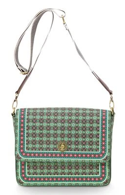 Pip Studio Cross Body Flap S Umhängetasche Tasche Clover Green grün dunkelgrün - Bild 1 von 3