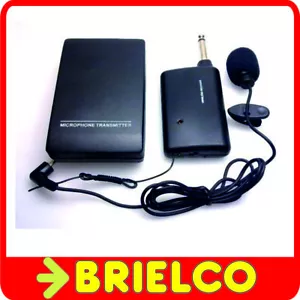 MICROFONO INALAMBRICO DE CORBATA SOLAPA PETACA SIN HILO BD3059 - Imagen 1 de 1