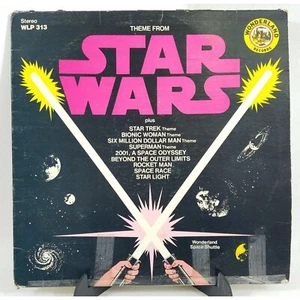 Wonderland Sound Track Vinyl LP Record Space Shuttle Star Wars Trek Superman - Picture 1 of 8