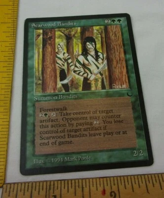 Scarwood Bandits DARK MTG Magic The Gathering card Actual Photos! - Image 1 of 2