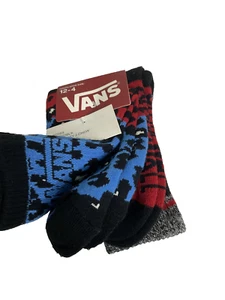 Vans off the wall Leo Party Crew Socks 2-Pack Size Youth 12-4 - Picture 1 of 10