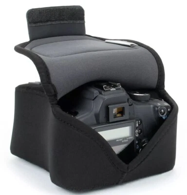 USA Gear 数码单反相机保护壳 – 黑色氯丁橡胶保护套,表带,全新 — 第 1/4 张图片