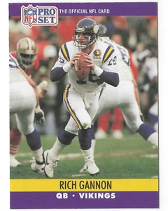 Tarjeta de novato 1990 Pro Set Football #568 Rich Gannon RC excelente/casi como nueva 568 - Imagen 1 de 2