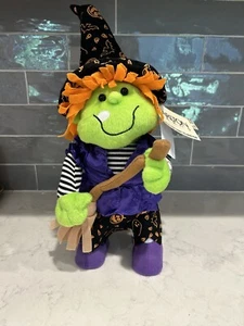 New Carlton Cards Animated Halloween Witch Sings "Girls Just Want To Have Fun" - Picture 1 of 4
