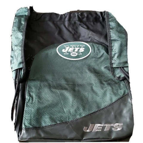 New York Jets NFL School, Work, Home Travel Backpack Shoulder Bag Laptop Bag EUC Cover