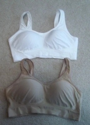 NWOT Lot of 2 Bali Women's Size Large Comfort Support Bra Style 3488 White Beige - Image 1 of 4