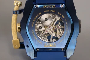 INVICTA 39571 Akula Herren 48mm Edelstahl Gold + Blau Blau Zifferblatt P2650-SS - Bild 1 von 7