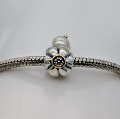 Pandora Charm Armband 925 ALE-14k Gold  für Pandora Armbänder #442 - Bild 1 von 4