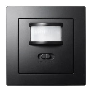UNTERPUTZ IR BEWEGUNGSMELDER MCPOWER FLAIR 160°, 750W ,LED GEEIGNET, MATT SCHW - Bild 1 von 6