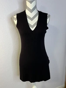 Maglione pullover leggero senza maniche donna ELLEN TRACY nero taglia M - Foto 1 di 7