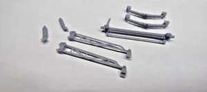 Universal Gasser Front Suspension and Ladder Bars w/Shocks 1/24 Scale Resin Part - Picture 1 of 20