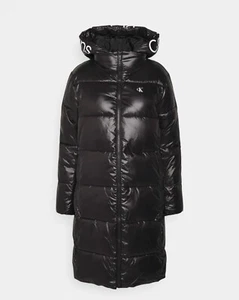 CALVIN KLEIN JEANSLangjacke SHINY LONG FITTED JACKETin glänzender Optik - Bild 1 von 4