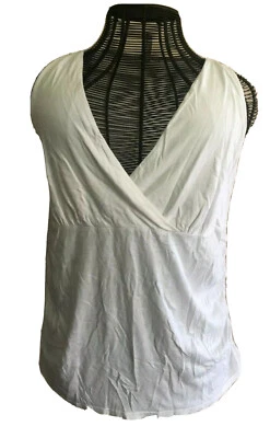 OLD NAVY MATERNITY Women's Ivory Cream Sleeveless Shirt Sz L - Image 1 of 4