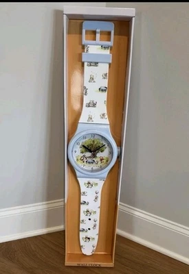 Reloj de pulsera Winnie the Pooh clásico de gran tamaño reloj de pared 3 pies decoración infantil niños  Foto 1 de 3