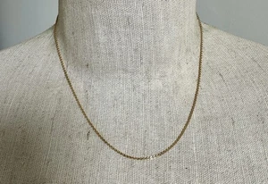 10k Gelbgold Rolo Kette Halskette 17 3/8" lang - Bild 1 von 5