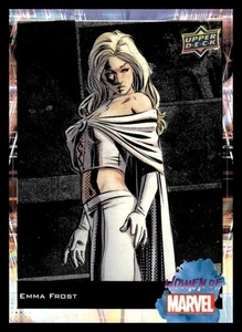 2024 UD Women of Marvel 41 Emma Frost - Imagen 1 de 2