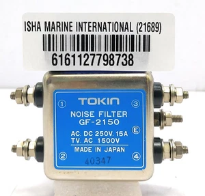 TOKIN GF-2150 Noise Filter AC DC 250V 15A - Picture 1 of 7