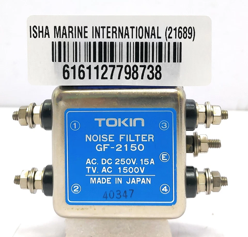 TOKIN GF-2150 Noise Filter AC DC 250V 15A - Image 1 of 4