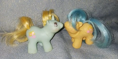 Castillo de arena y pala My Little Pony recién nacidos gemelos vintage RARO + accesorios 1987 Foto 1 de 4