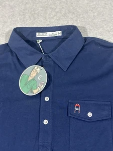 Criquet Polo Shirt Men’s Xlarge Blue Players Golf Performance Willie Nelson NWT - Picture 1 of 10