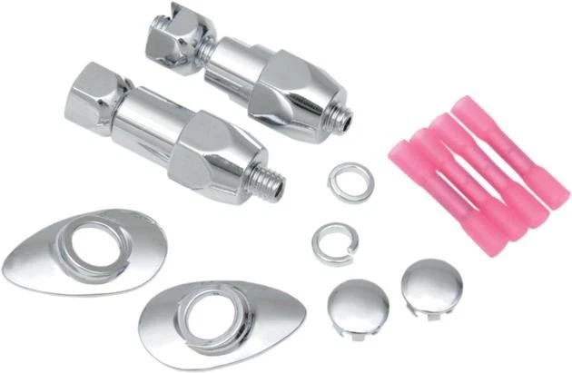 DS Rear Turn Signal Relocation Kit Chrome Harley Davidson Softail/FatBoy #143978 Foto 1 de 1