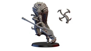 Weltraum-Elfen Jiain (Pin-up) | Grimdark Future | Ghamak - Bild 1 von 1