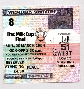 Everton v Liverpool 1983-1984 League Cup Final Ticket 25.03.1984 - Bild 1 von 2