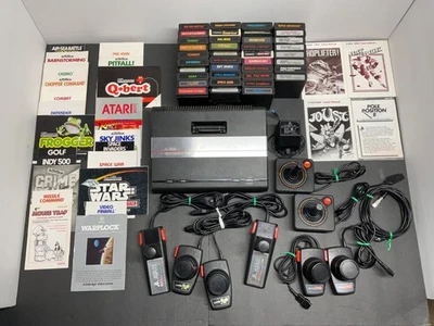 ATARI  7800 Pro System Console  38 Games and Some Manuals   Tested   Working - Image 1 of 4