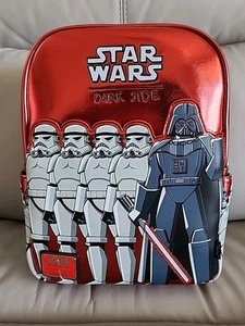 2024 D23 Artist Series | Disney Parks | Star Wars Dark Side Loungefly Backpack - Picture 1 of 6