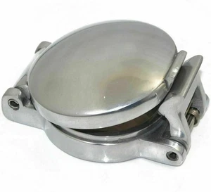 Alloy Quick Release Petrol Fuel Filler Cap Flipup Monza Style 2.5'' Cap Threaded - Foto 1 di 6