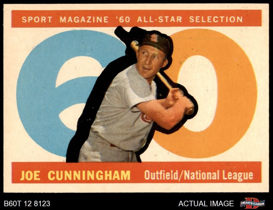 1960 Topps #562 Joe Cunningham All-Star Cardinals 8 - NM/MT - Image 1 of 1