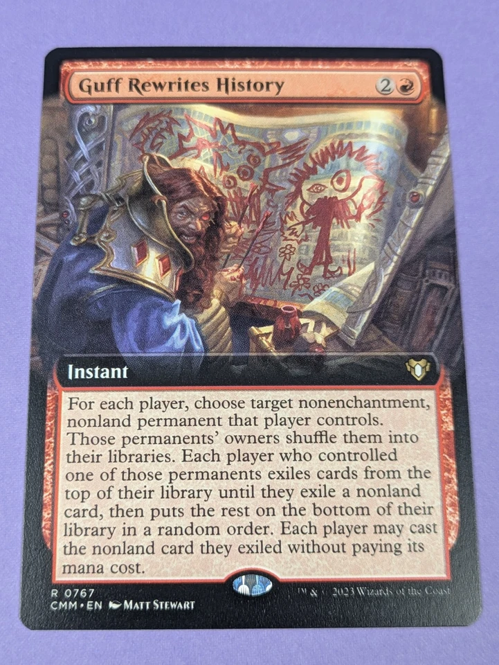 MTG Magic: Commander Masters: Guff Rewrites History #0767 Rare - NM - Image 1 of 2