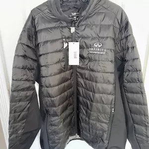 Clique Infiniti LARGE Black Puffer FULL ZIP Jacket Heatgear Ski & Outdoors - Picture 1 of 6
