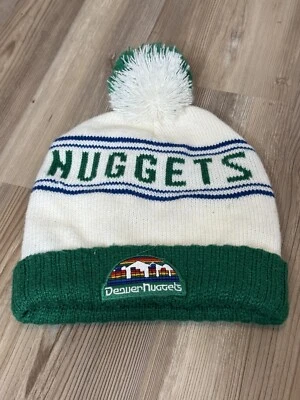 Denver Nuggets Marca Reebok Madera Dura Clásica Tobogán, Gorra de Esquí, Sombrero de Invierno De Colección Foto 1 de 4