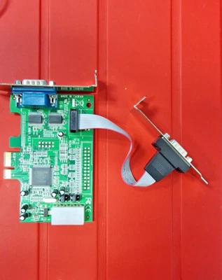 Startech.com 2 Port Low Profile Native RS232 PCI Express Serial Card with 16950 - Image 1 of 2
