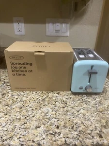 BELLA 2 Slice Toaster with Auto Shut off - Extra Wide Slots & Removable Crumb Tr - Picture 1 of 5