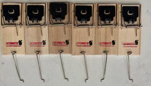 CATCHMASTER MOUSE snap traps with expanded trigger Lot Of 6 New - Picture 1 of 3