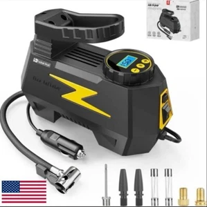 Heavy Duty Portable 150PSI Car Tyre Auto Tire Inflator Pump Air Compressor 12V - Picture 1 of 6