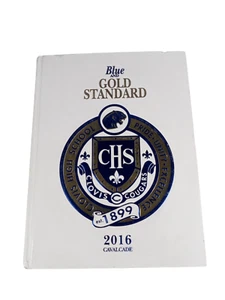 Clovis High School 2016 Cavalcade Year Book Blue and Gold Standard - Picture 1 of 11