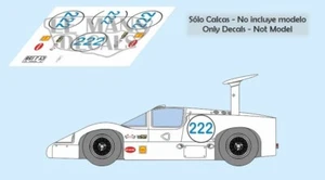 Decals Chaparral 2F Targa Florio 1967 1:32 1:43 1:24 1:18 64 87 slot 2 F calcas - Imagen 1 de 1