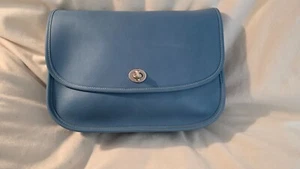 Coach Leather City Bag Crossbody Glacier Blue 9790 NWT - Picture 1 of 15