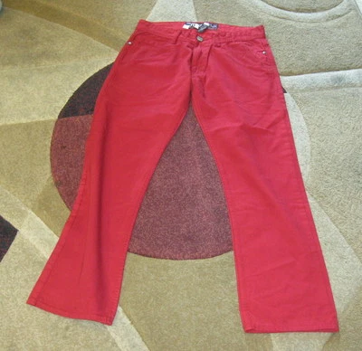 Nova CALÇA JORDAN CRAIG VERMELHA 100% ALGODÃO MASCULINA tamanho cintura 32/34 *** - Imagem 1 de 4