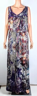 Maxi Vestido Para Mujer Suzi Chin for Maggy Boutique Seda Sin Mangas Multicolor 20W Foto 1 de 3