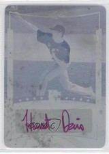 2014 Leaf Perfect Game Showcase Printing Plate Cyan 1/1 Hunter Davis Auto 0f8