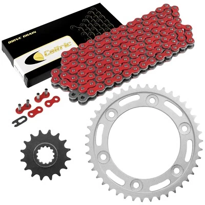 Red Drive Chain And Sprocket Kit for Honda CBR900RR CBR929RR CBR954RR 2000-03 - Image 1 of 4