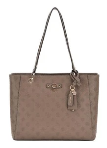 GUESS Gerty Noel Tote Schultertasche Tasche Dark Taupe taupe Neu - Bild 1 von 3