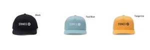 Gorra Stance 6 paneles para hombre Snapback curva pico ~ icono - Imagen 1 de 7